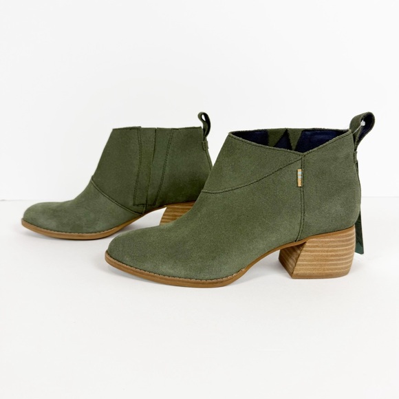 NWT TOMS Leilani Suede Leather Bootie Size 6 - Picture 5 of 12